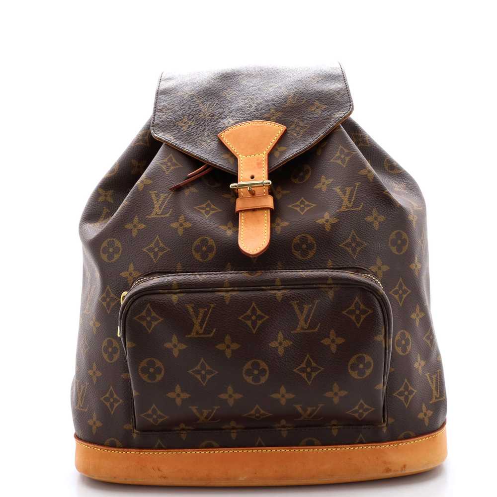 Louis Vuitton Vintage Montsouris Backpack Monogra… - image 1