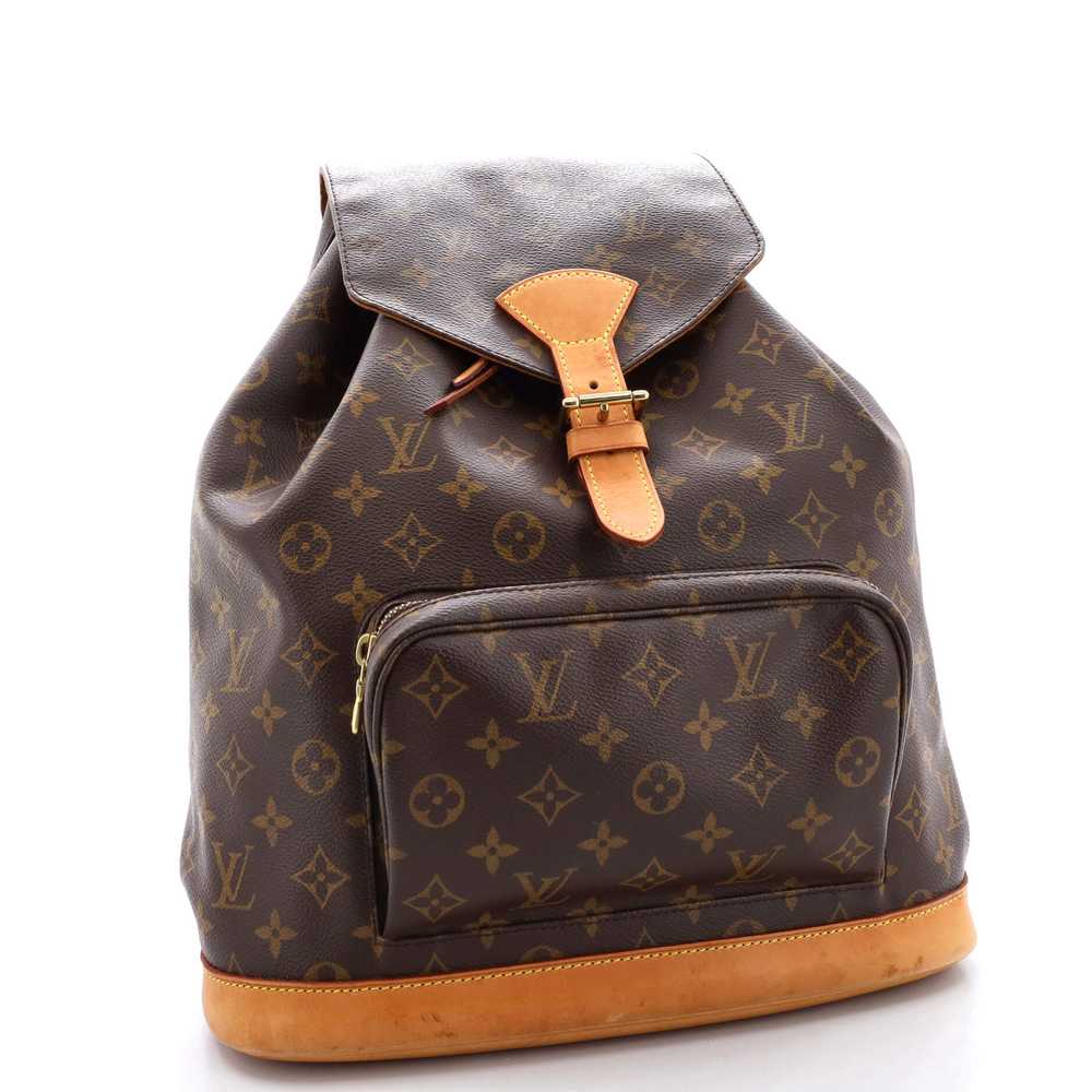 Louis Vuitton Vintage Montsouris Backpack Monogra… - image 2