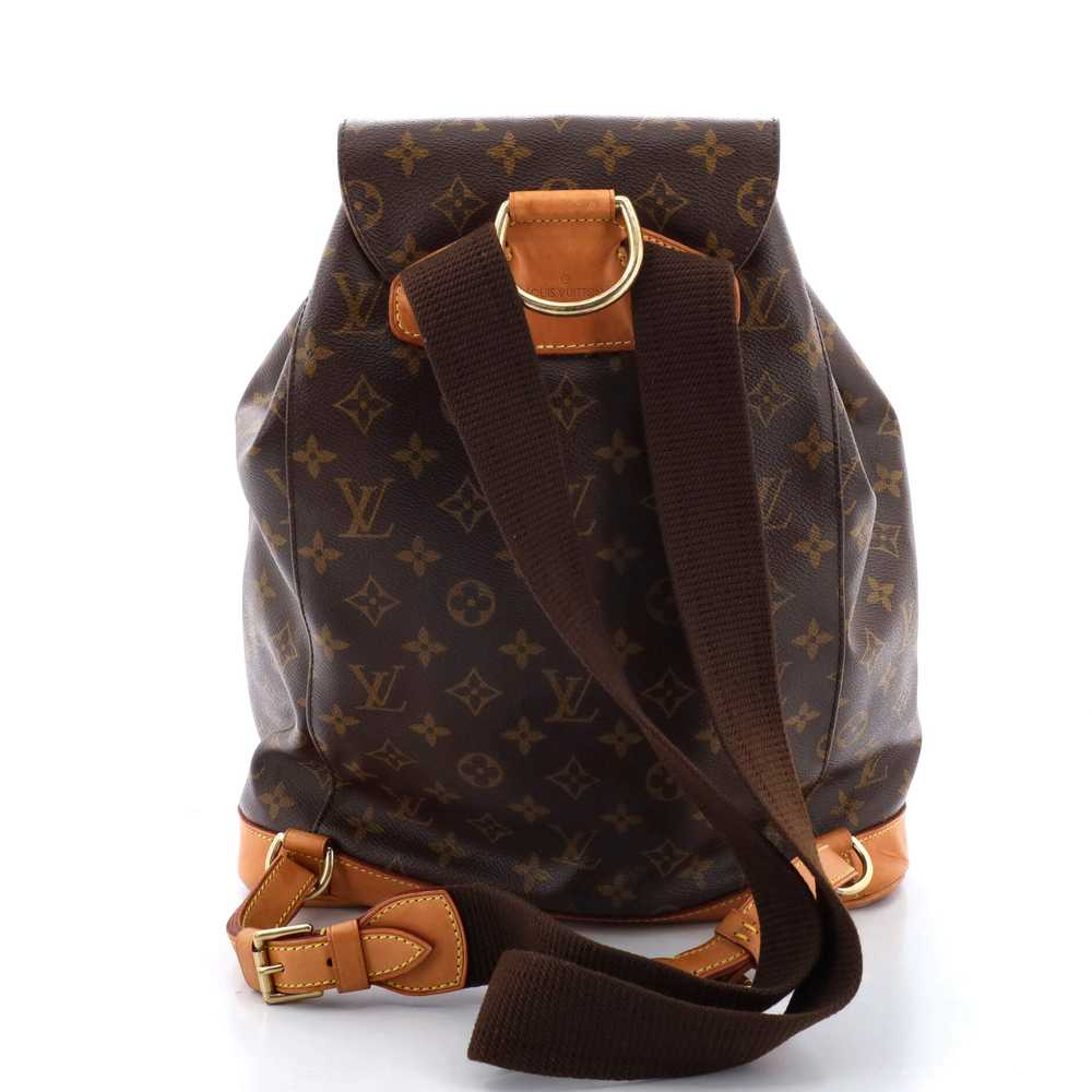 Louis Vuitton Vintage Montsouris Backpack Monogra… - image 3