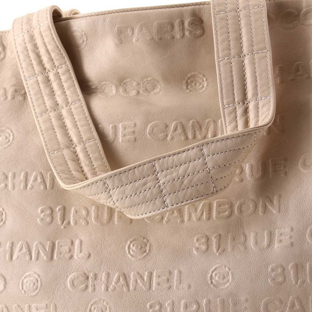 CHANEL Unlimited Tote Embossed Leather - image 8