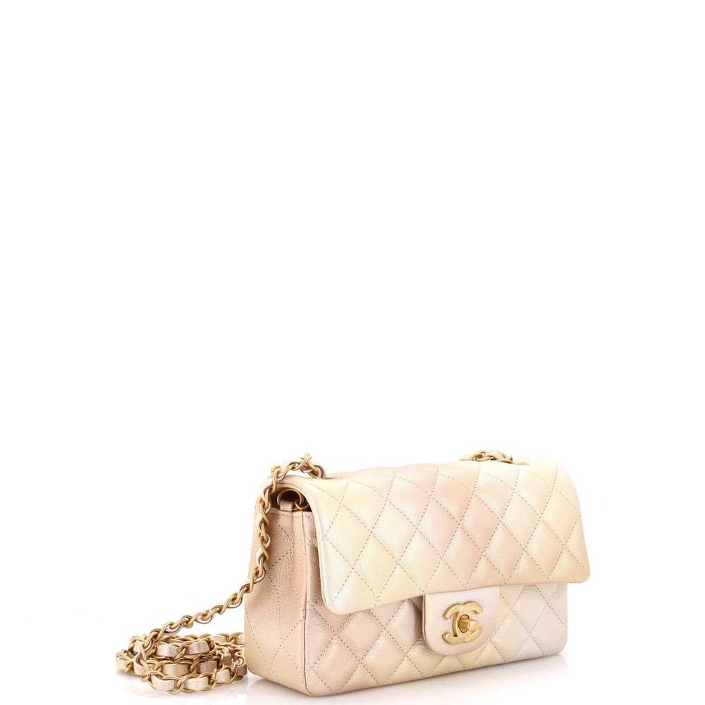 CHANEL Classic Single Flap Bag Quilted Ombre Meta… - image 3