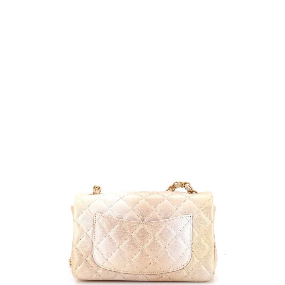 CHANEL Classic Single Flap Bag Quilted Ombre Meta… - image 4