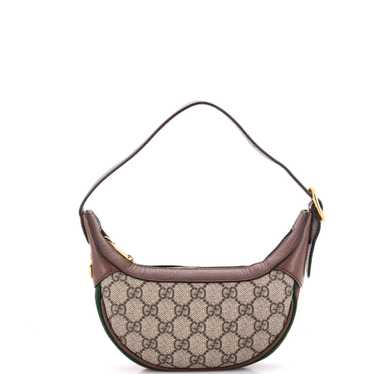 GUCCI Ophidia Zip Hobo GG Coated Canvas Mini