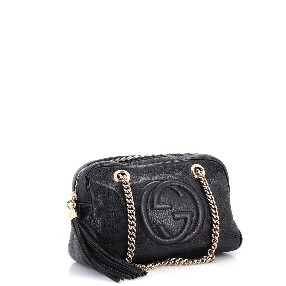 GUCCI Soho Chain Zip Shoulder Bag Leather Small - image 2