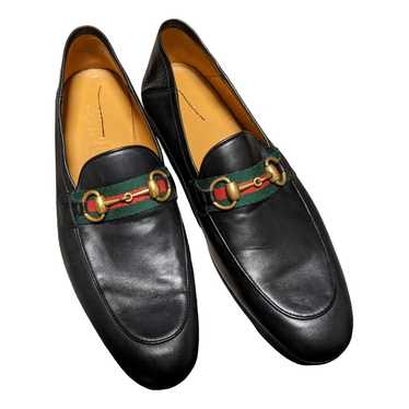 Gucci Brixton leather flats