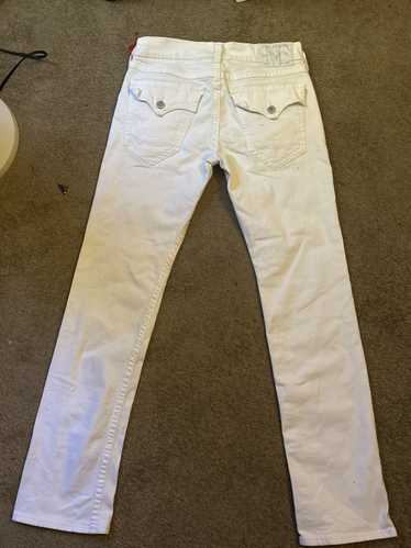 True Religion ALL WHITE TRUE RELIGON JEANS