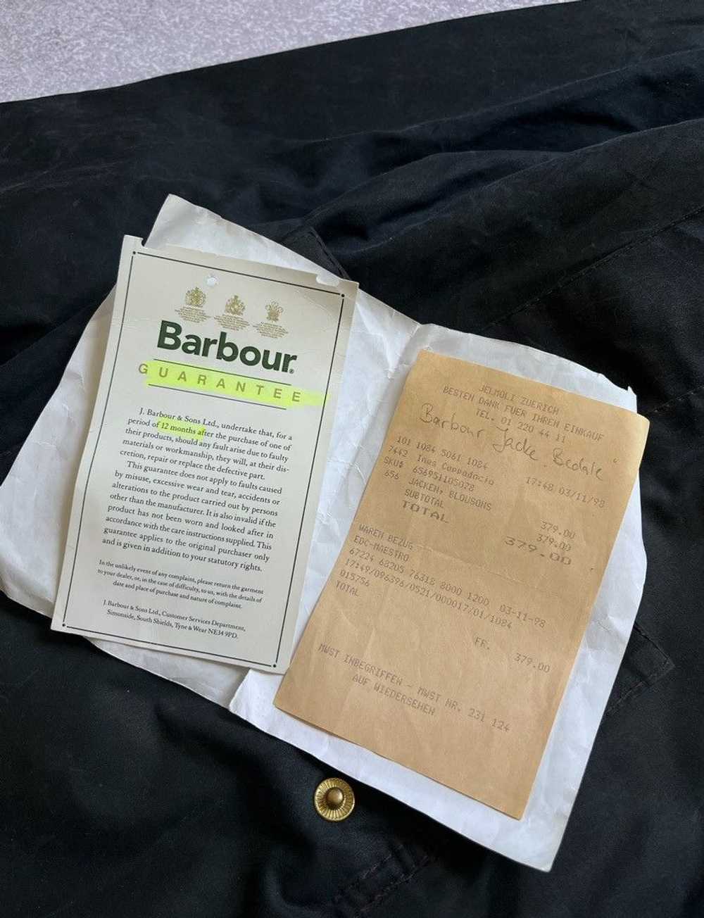 Barbour × Designer × Vintage Vintage NWT 1998 Bar… - image 8