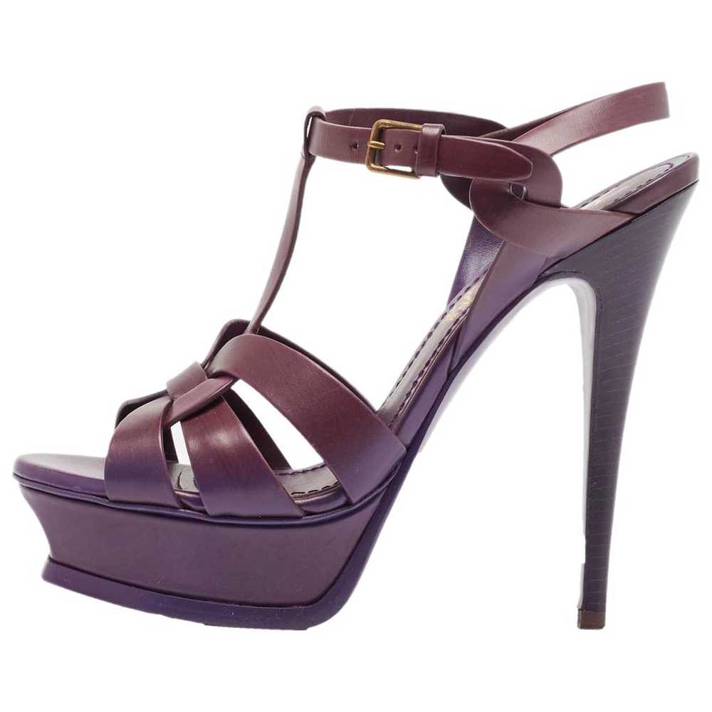 Yves Saint Laurent Patent leather sandal - image 1