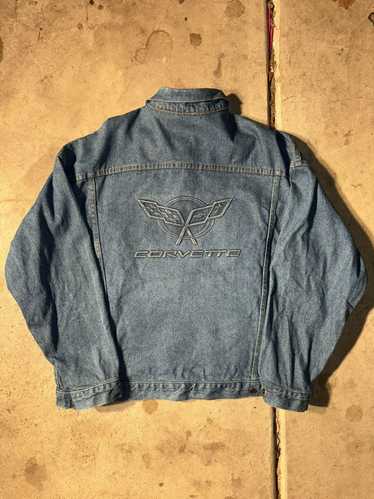 Corvette × Denim Jacket × Made In Usa Vintage 90’s