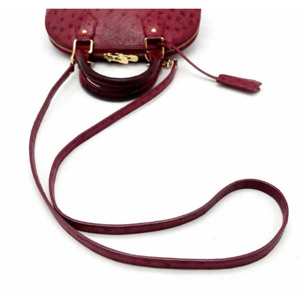 Louis Vuitton Alma BB ostrich handbag - image 7