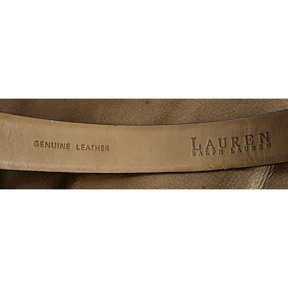 Lauren Ralph Lauren Ralph Lauren Tan Brown Leathe… - image 2