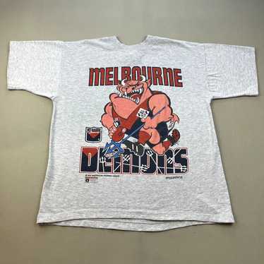 Vintage Vintage Melbourne Demons T-Shirt Gray Aust