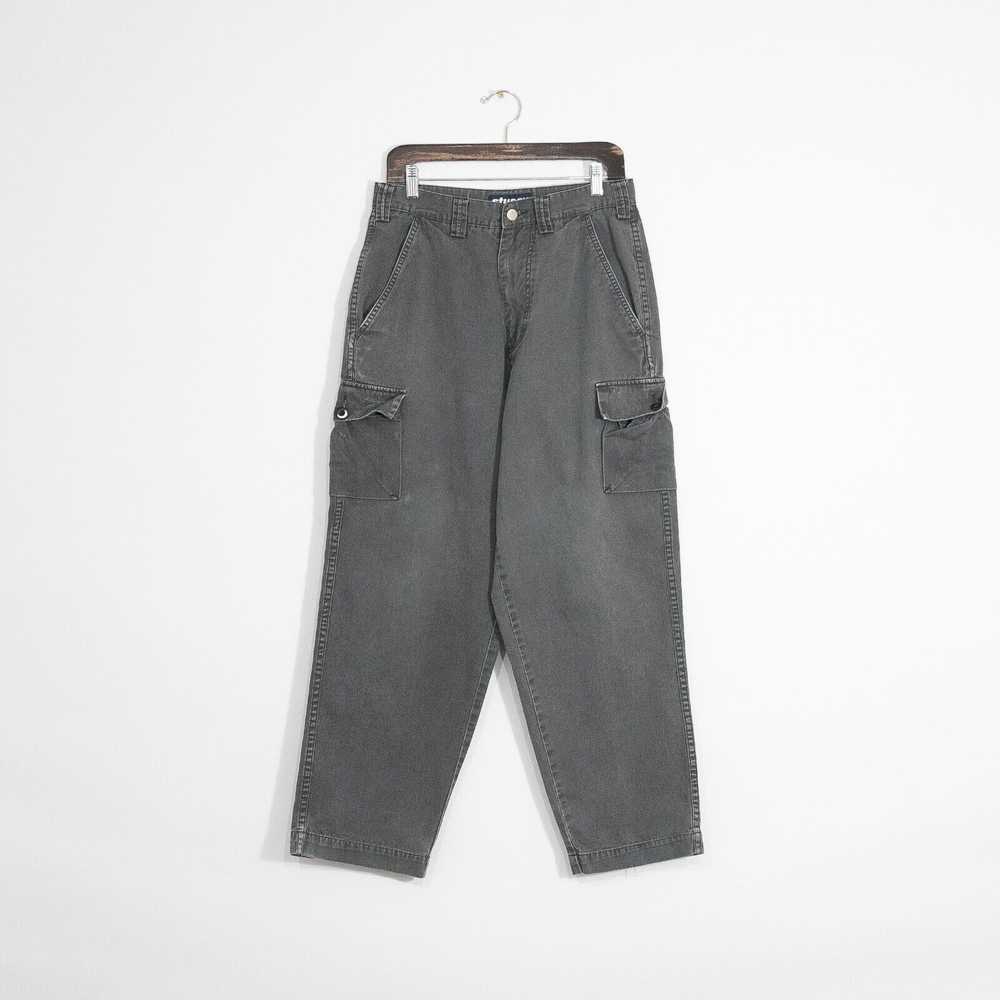 Stussy × Vintage Vintage 90s Stussy Cargo Pants 3… - image 1