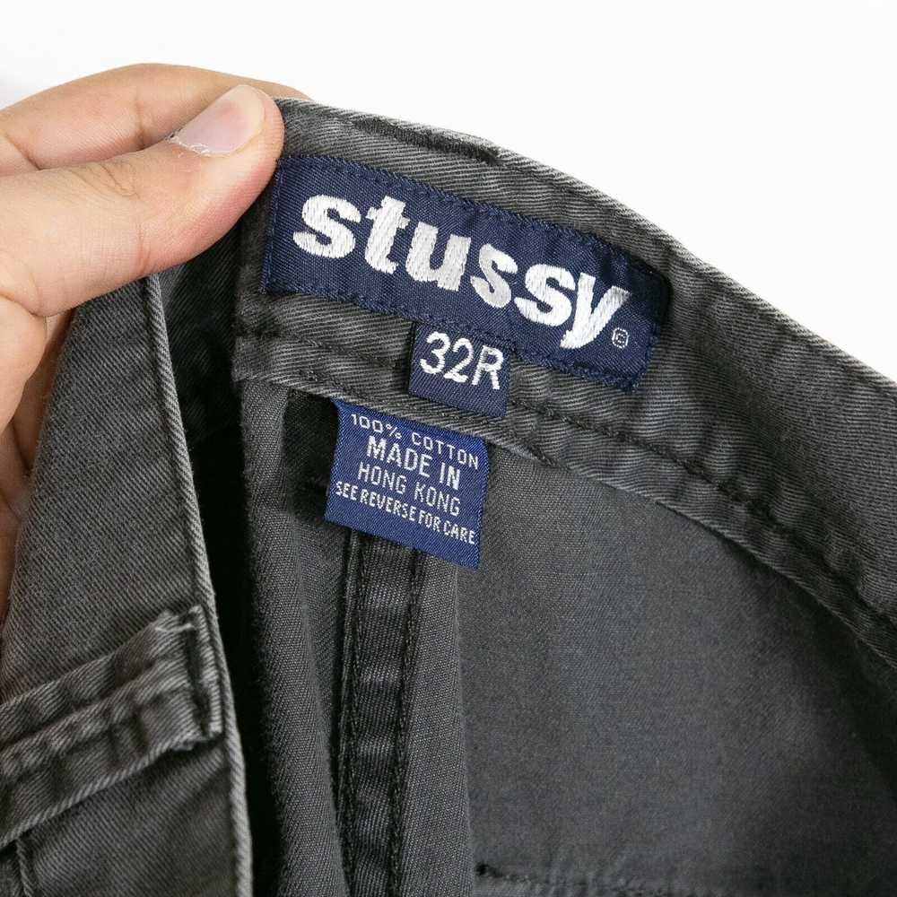 Stussy × Vintage Vintage 90s Stussy Cargo Pants 3… - image 9