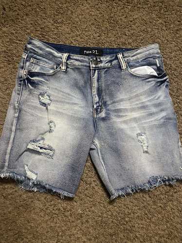 Rue 21 Rue 21 Light blue distressed denim shorts #