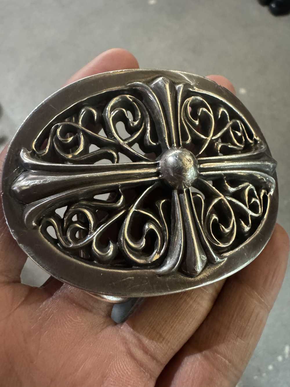 Chrome Hearts Oval Cross Belt Buckle - image 4