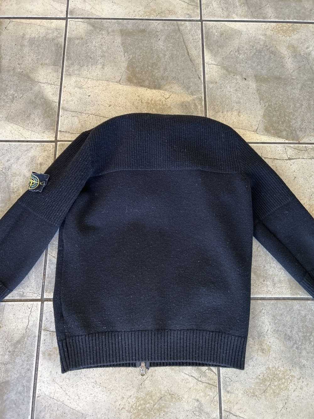 Stone Island STONE ISLAND boiled wool hoodie - image 2