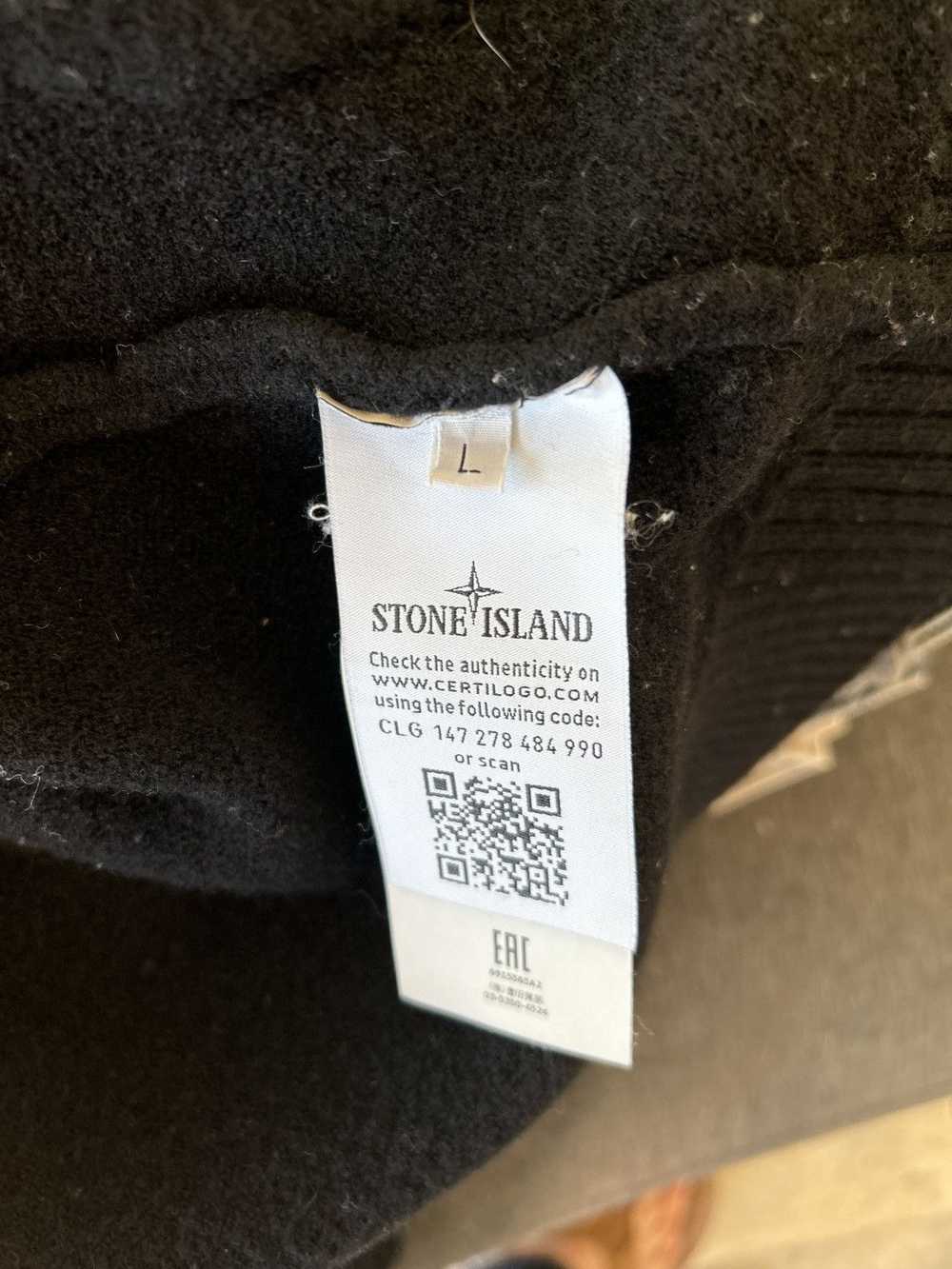 Stone Island STONE ISLAND boiled wool hoodie - image 3