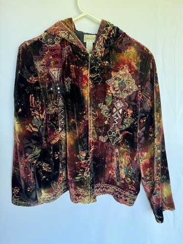 Chicos Chicos Crushed Velvet Jacket