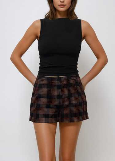 Valentino Houndstooth Shorts - image 1