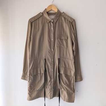 Rag & Bone Draw String Button Down Shirt With Lar… - image 1