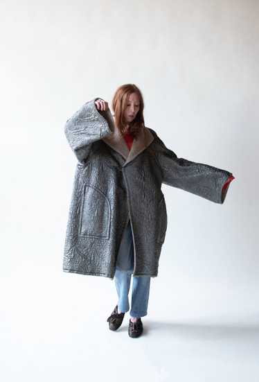 Sage Trapunto Coat