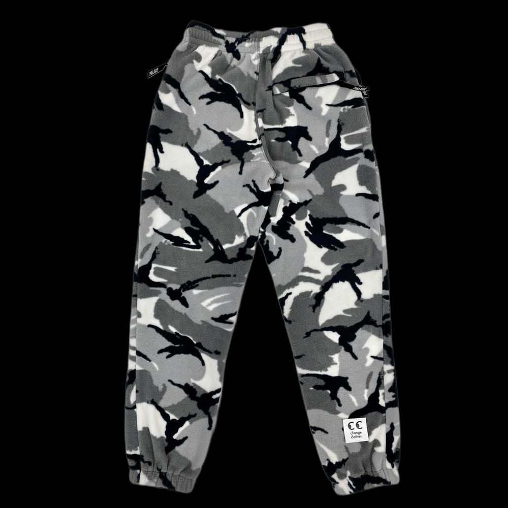 Palace 2019 palace polartec fleece pants snow camo - image 2