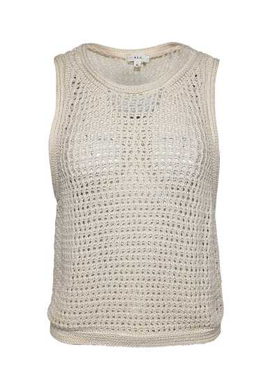 A.L.C. - Cream Open Knit Tank Top Sz XL