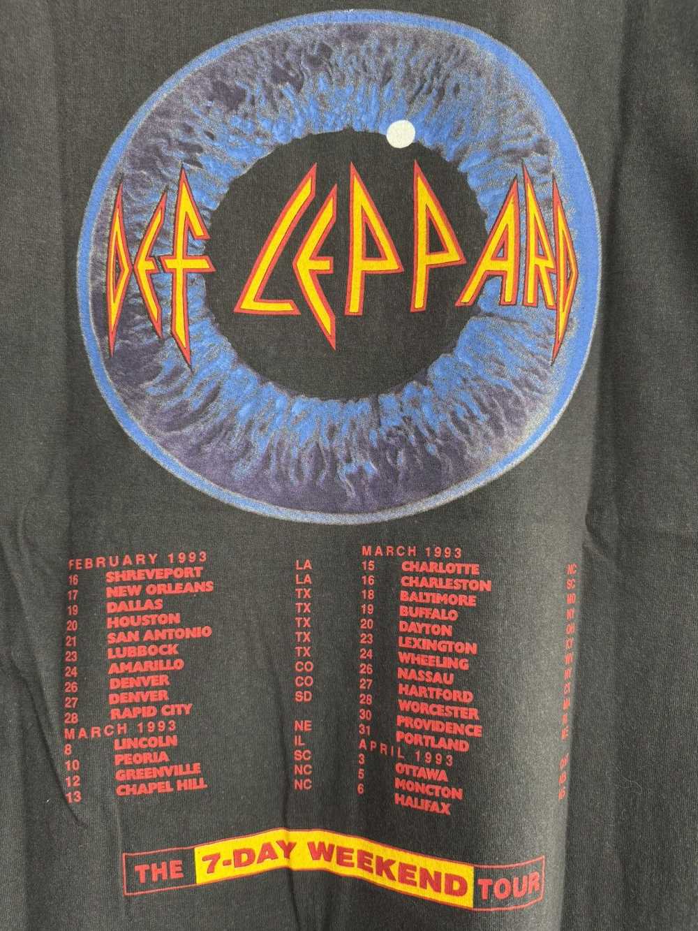 Band Tees × Rock Band × Vintage Def Leppard Adren… - image 5