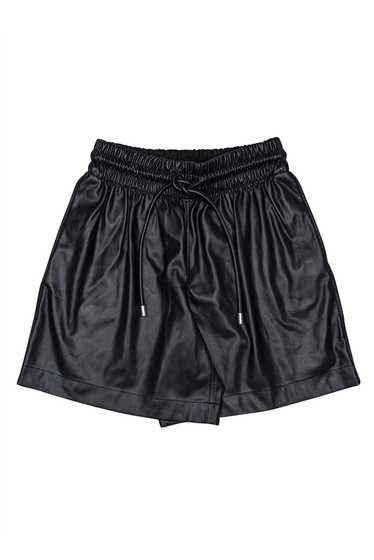 Proenza Schouler - Black Faux Leather Shorts Sz S