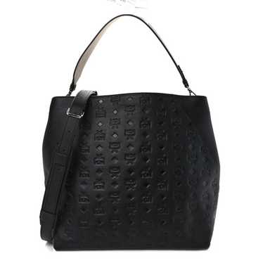 MCM Calfskin Ottomar Large Klara Hobo Black Black - image 1