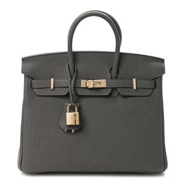 HERMES Togo Birkin 25 Gris Meyer