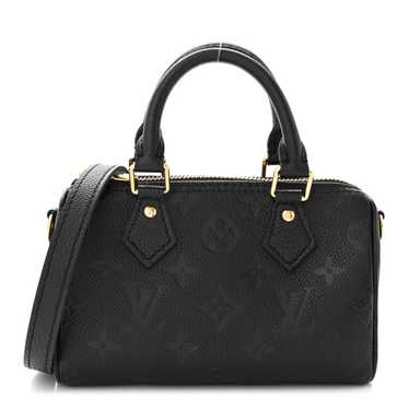 LOUIS VUITTON Empreinte Monogram Nano Speedy Black