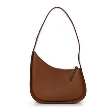 THE ROW Smooth Calfskin Half Moon Shoulder Bag Che