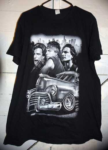 Vintage Blood in Blood Out Gangsters Movie T-shirt