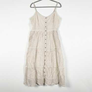 Sundry Sundry x Evereve Cotton Stripe Print Tiered - image 1