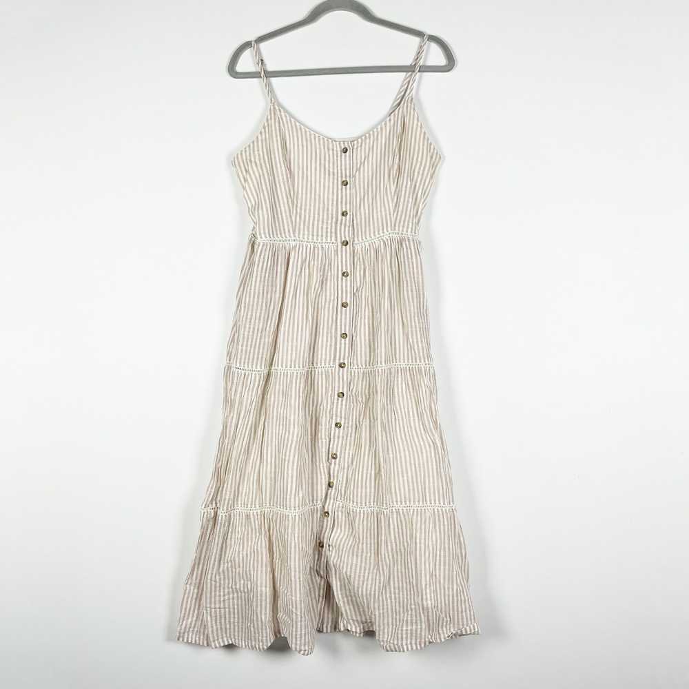 Sundry Sundry x Evereve Cotton Stripe Print Tiered - image 3