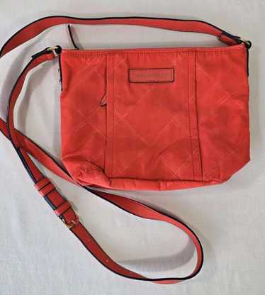 Designer Preppy Poly Crossbody Shoulder Bag Orang… - image 1