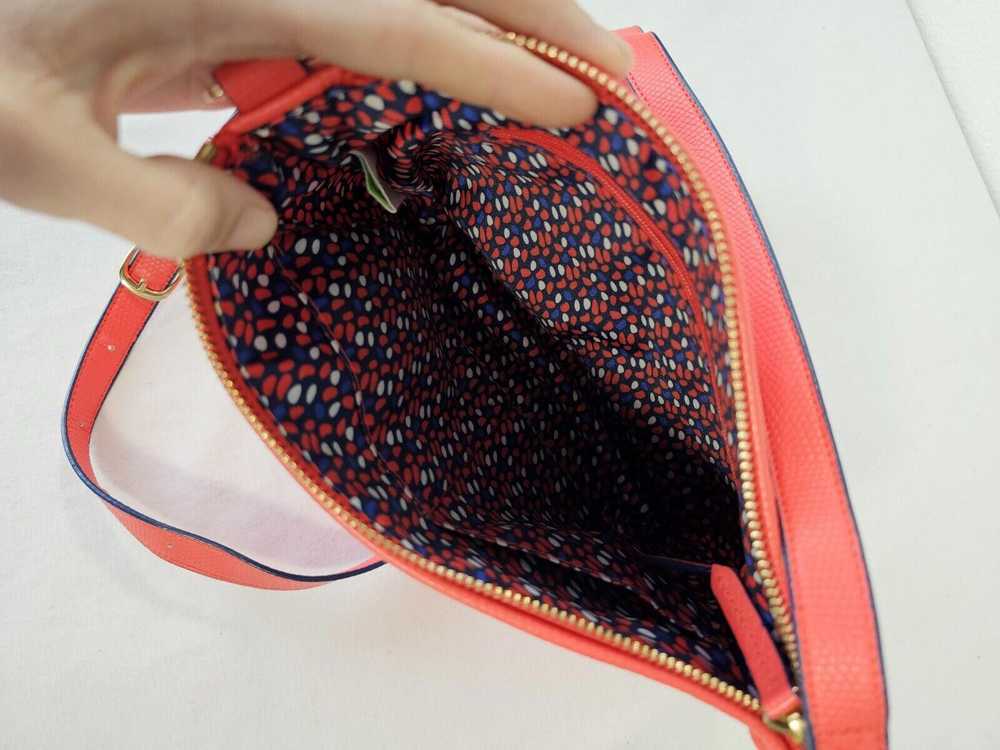 Designer Preppy Poly Crossbody Shoulder Bag Orang… - image 4