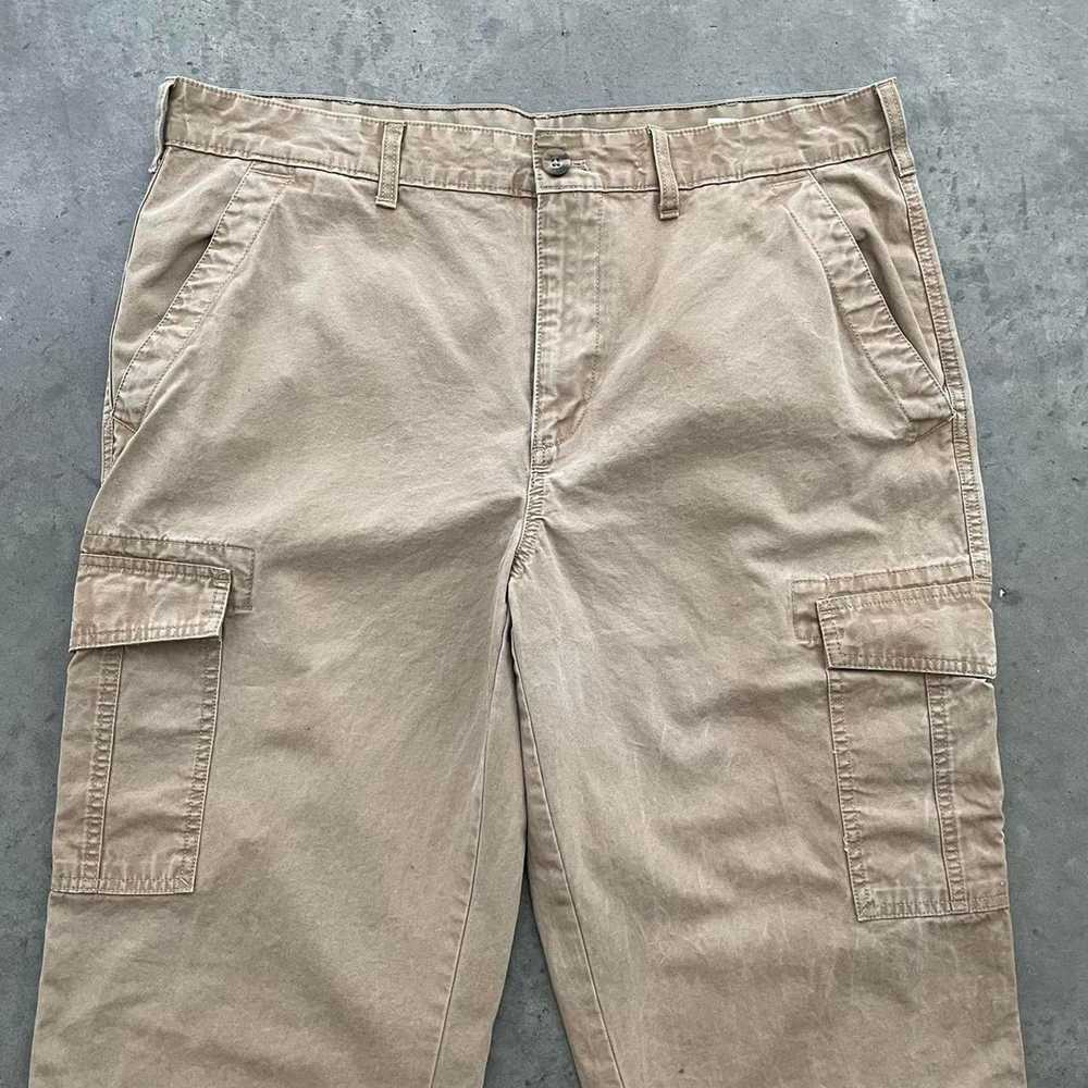 Eddie Bauer Eddie Bauer Khaki Cargo Pants - image 2