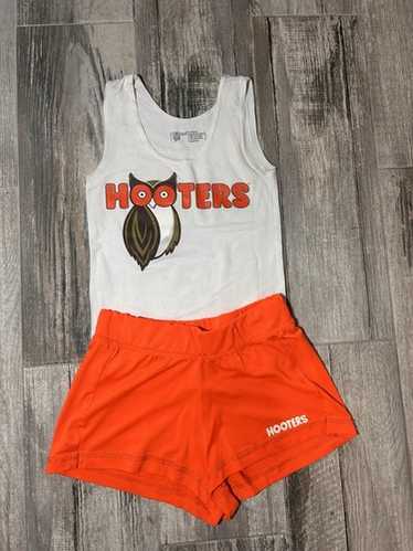 Hooters girl orange　トップスショートパンツ 　ユニフォーム Officially Licensed Hooters Girl Waitress Outfit - Tank Top