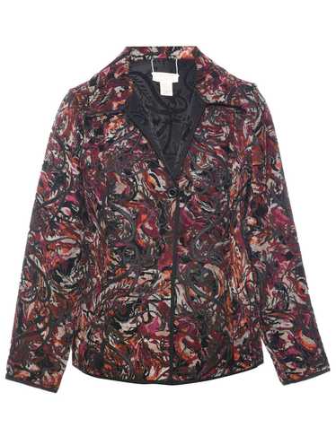 Floral Pattern Tapestry Jacket - S - image 1