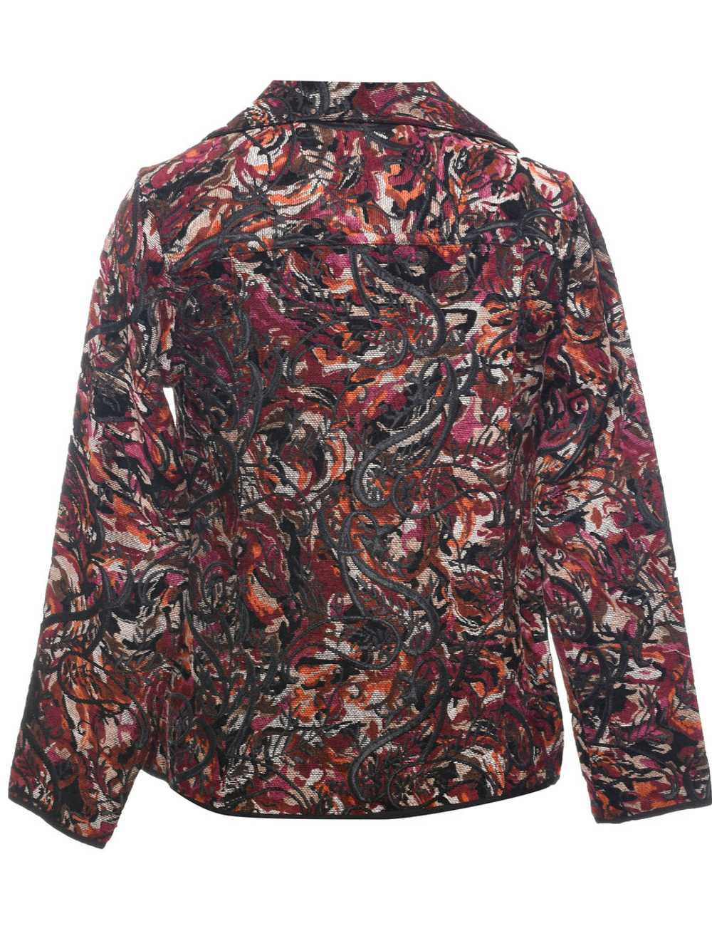 Floral Pattern Tapestry Jacket - S - image 2