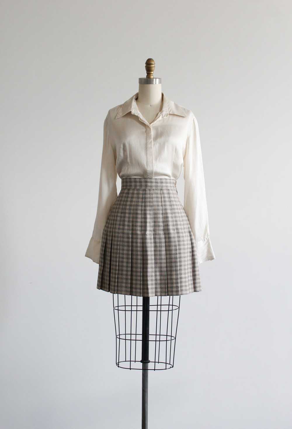 october's end pleated mini skirt - image 1