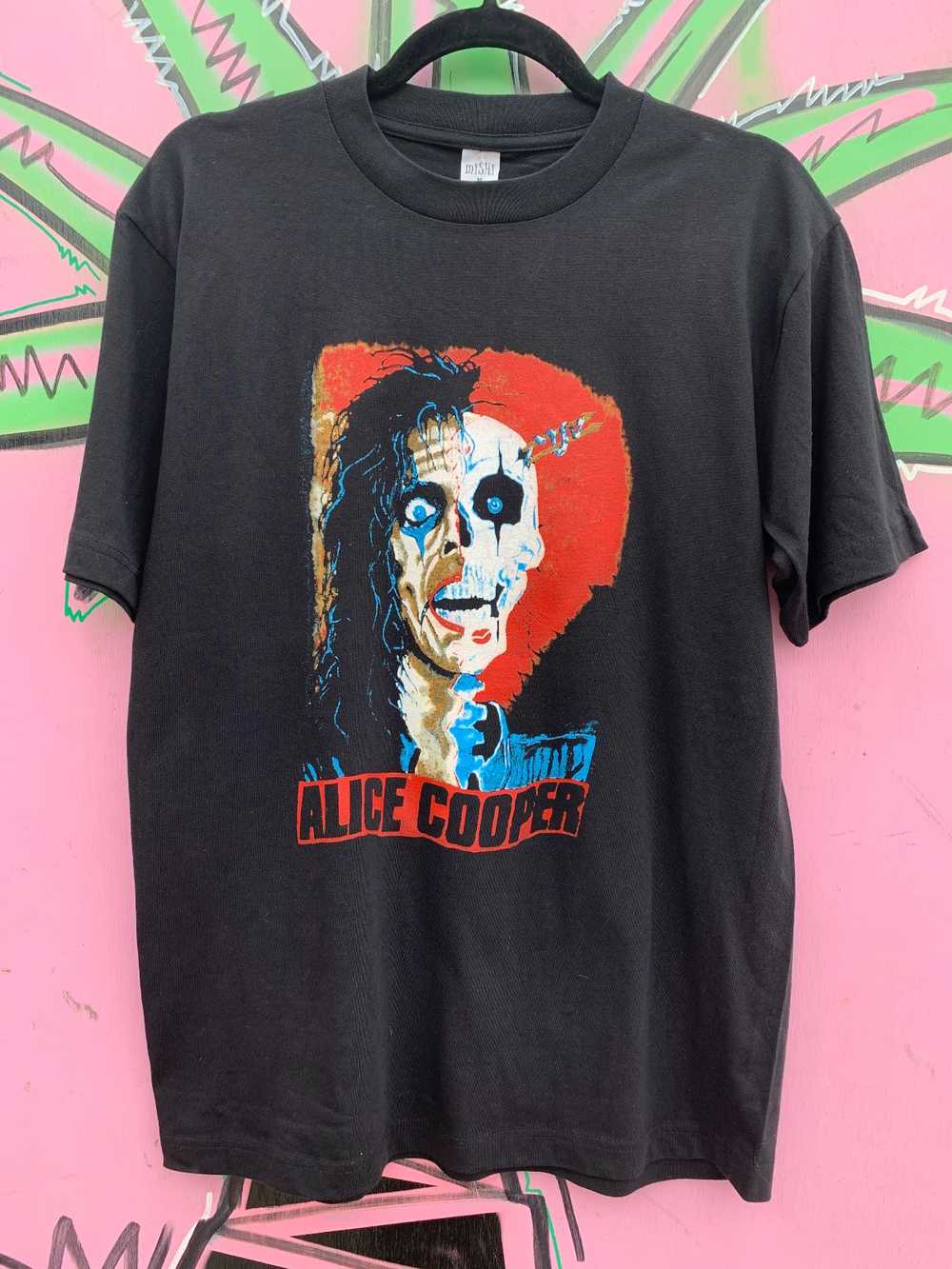 BOOTLEG 1980S ALICE COOPER TRASH GRAPHIC T-SHIRT - image 1