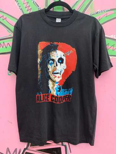 BOOTLEG 1980S ALICE COOPER TRASH GRAPHIC T-SHIRT