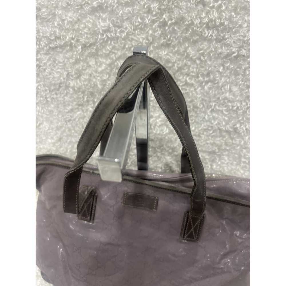 Gucci Abbey vinyl handbag - image 3