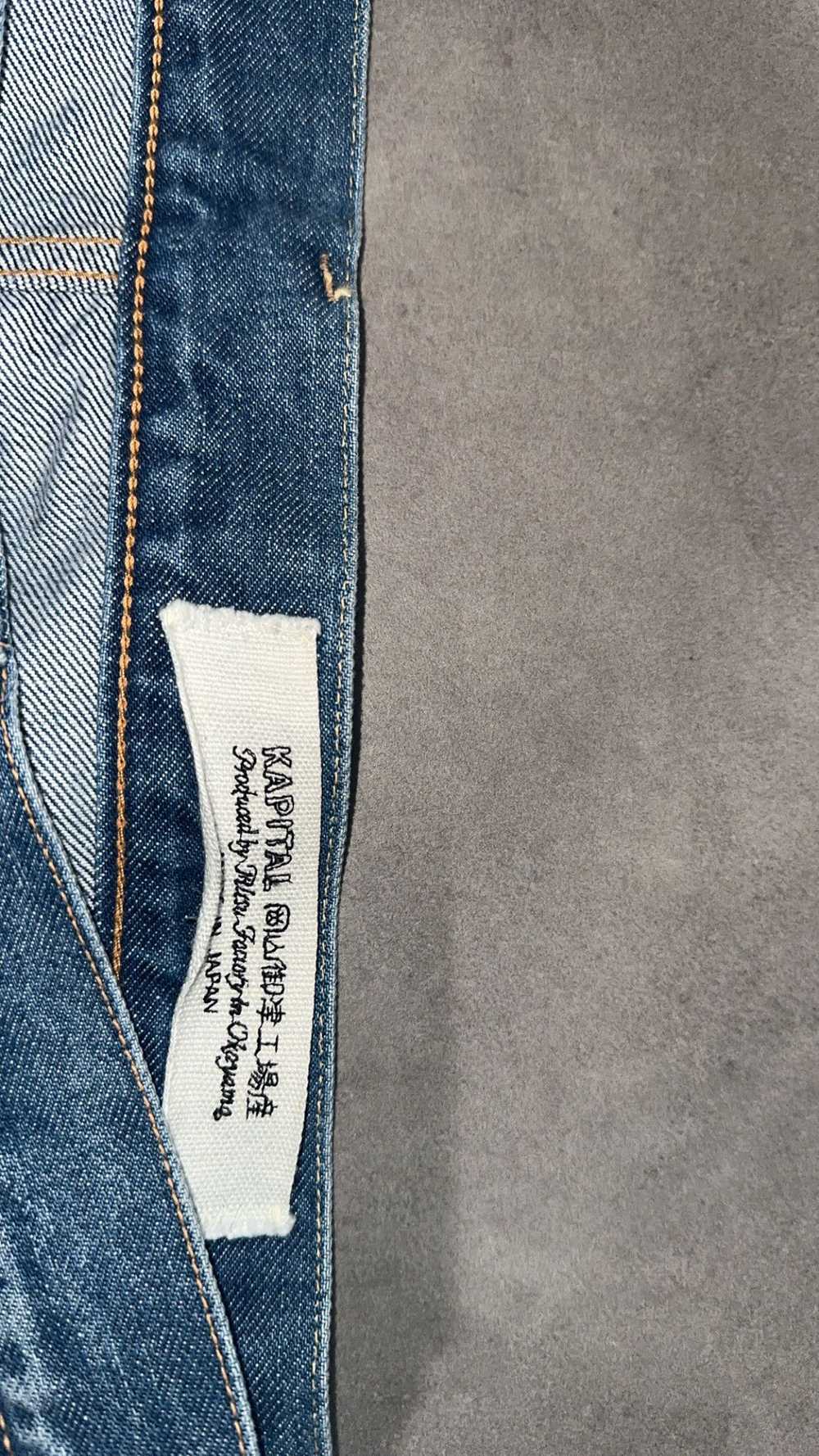 Kapital Kapital 14oz Denim TH Straight - Midtone - image 2