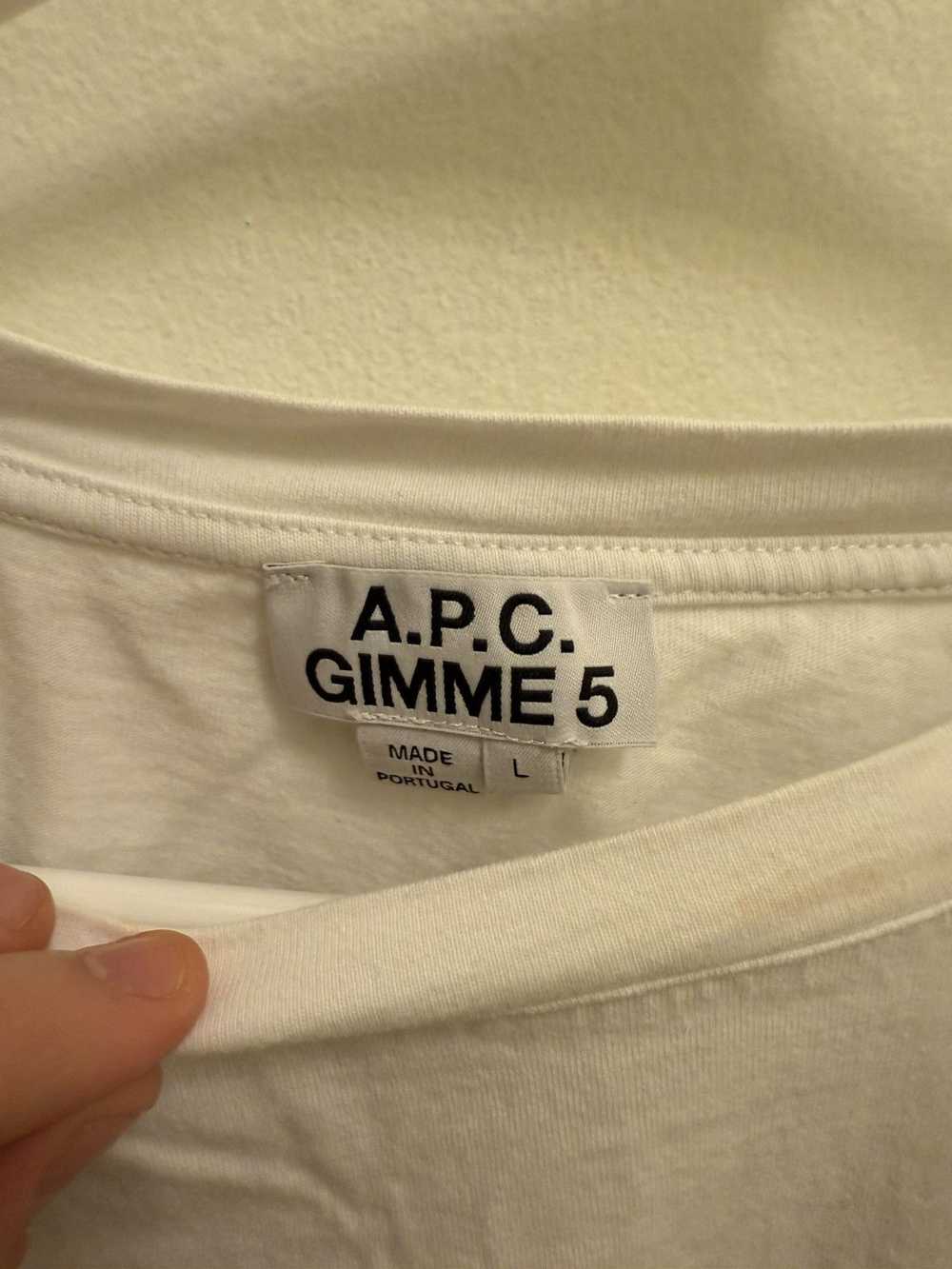 A.P.C. × Gimme Five APC x Gimme Five white Steve … - image 4