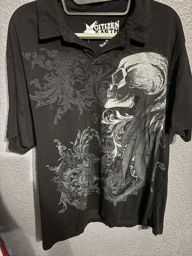 Affliction affliction style polo rare tuff